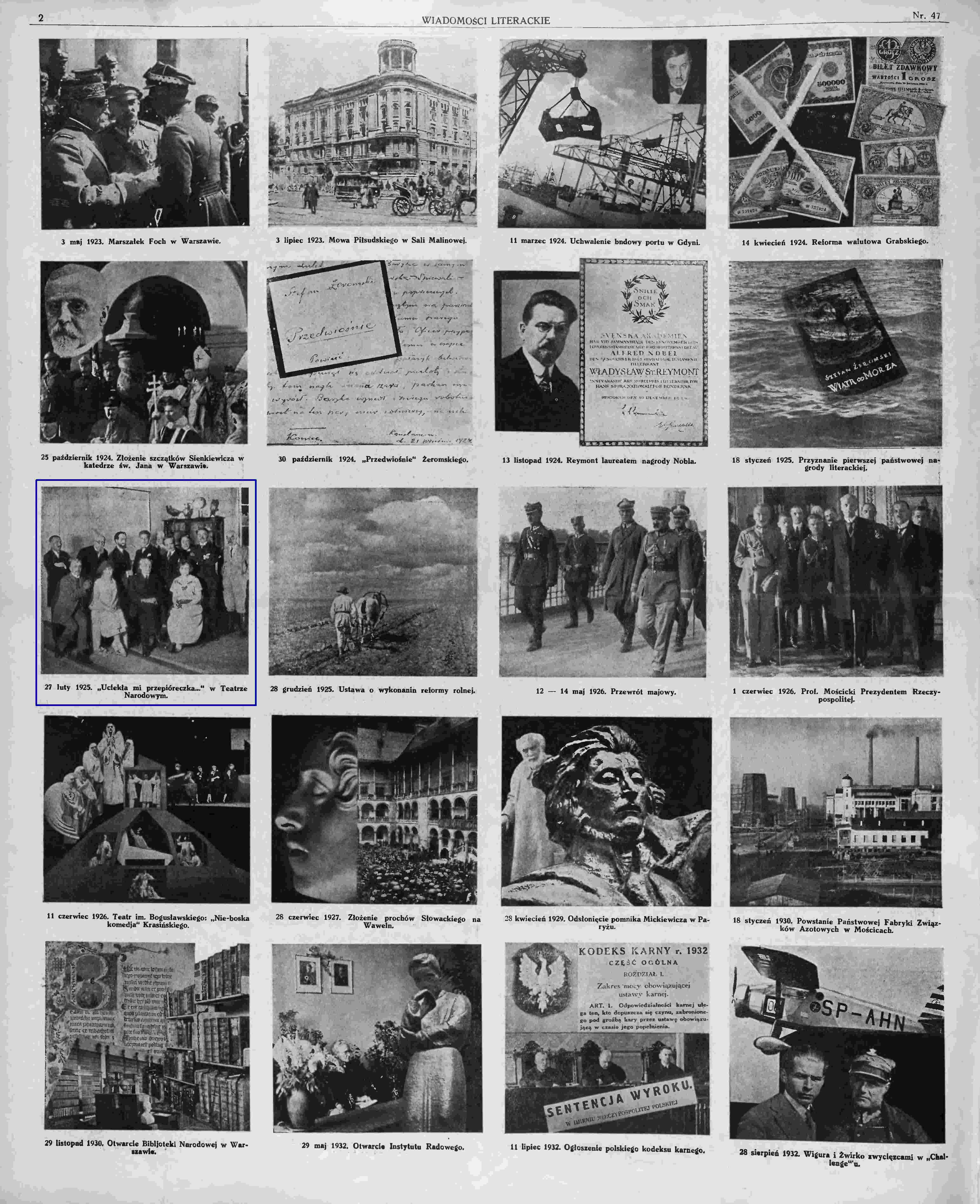 Wiadomości Literackie 1938, nr 47
